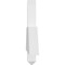 Ekena Millwork Eugene Architectural Grade PVC Gable Bracket, 60"W x 12 1/2"H x 2"D x 6"F, 5/12 Pitch GBP060X13X0206EUG00 - alternate 2